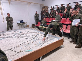 Ejercicio de sincronización en cajón de arena.