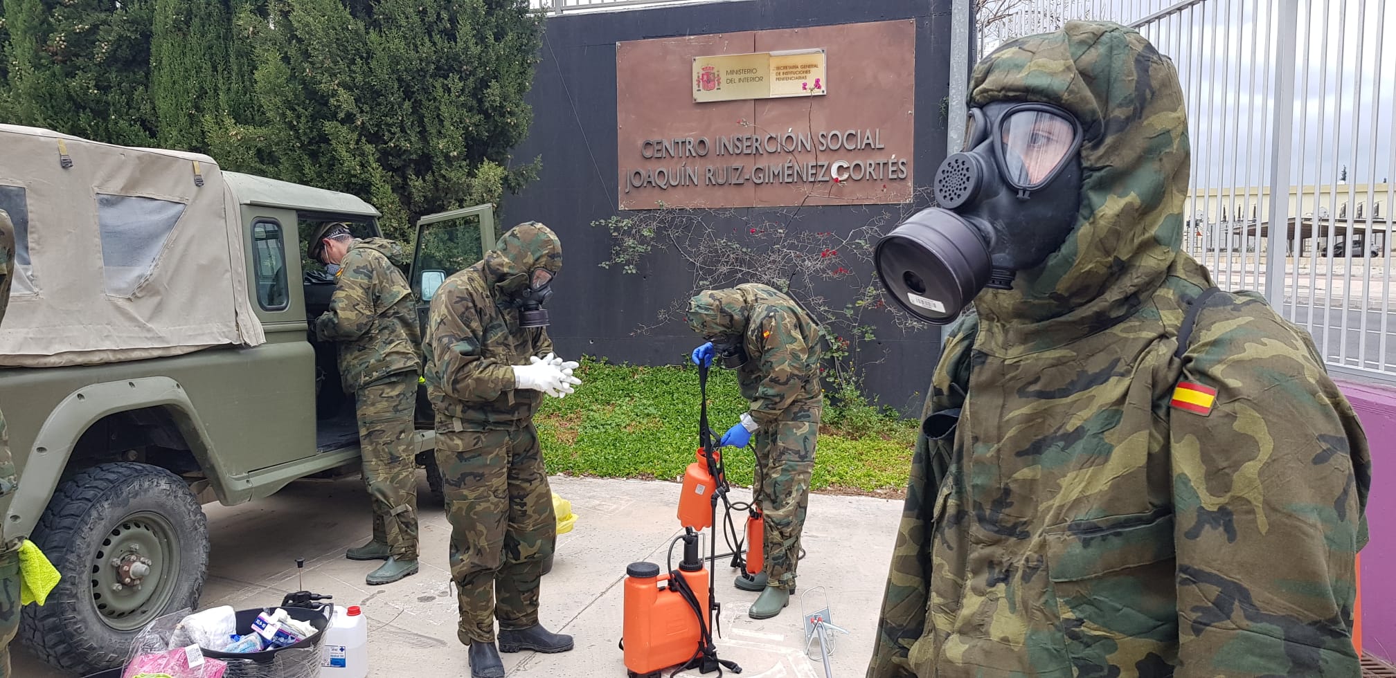 Desinfección Centro de Inserción Social de Instituciones Penitenciarias 