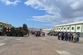 Instantánea en el Patio de Armas