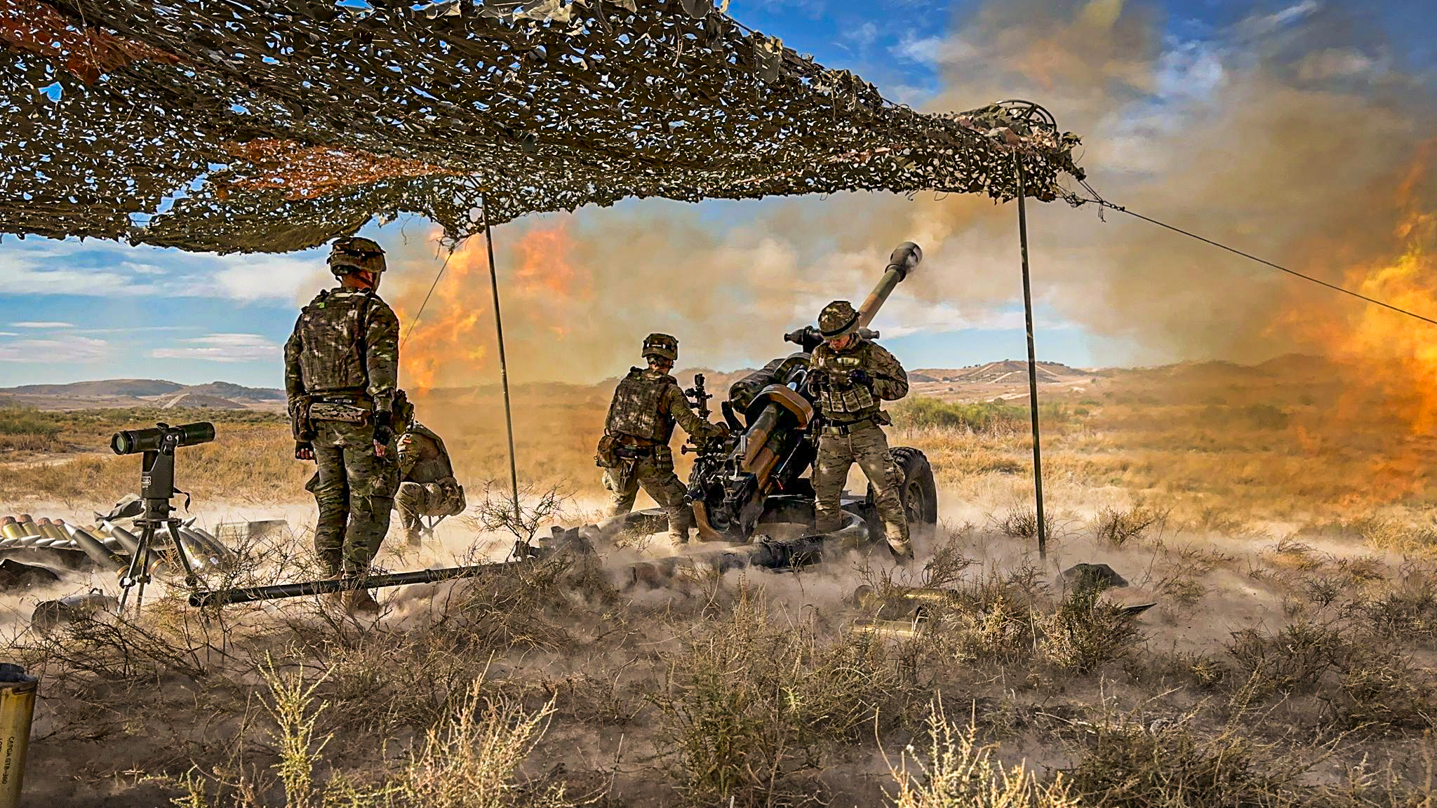 Batería Light Gun en Acción