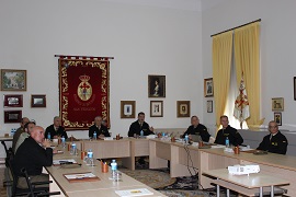 Un momento de la reunión del Consejo Rector.