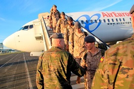 GEBRILAT recibiendo a los integrantes que regresan de MALI.