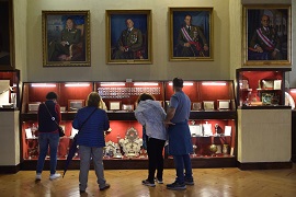 Visita de la zona noble de la Academia de Artillería