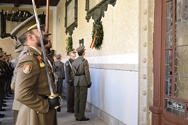 Acto de los caídos en la Academia de Artillería