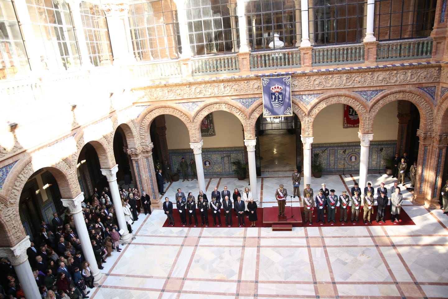 Patio de Columnas de la Capitanía General de Sevilla.