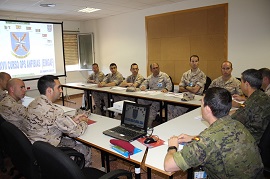 Spanish Navy XXVII Amphibian Operations Course visits the HQ NRDC-ESP