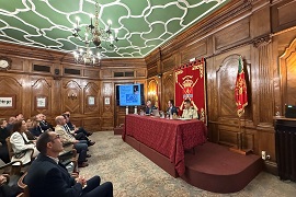 Antonio Luis Jiménez Barranco en un momento de su conferencia.