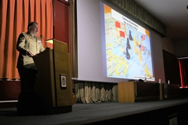 Conferencia Coronel Latorre salón de actos ACLOG