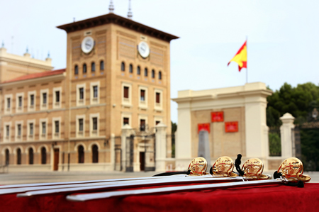 El sable, símbolo de la oficialidad