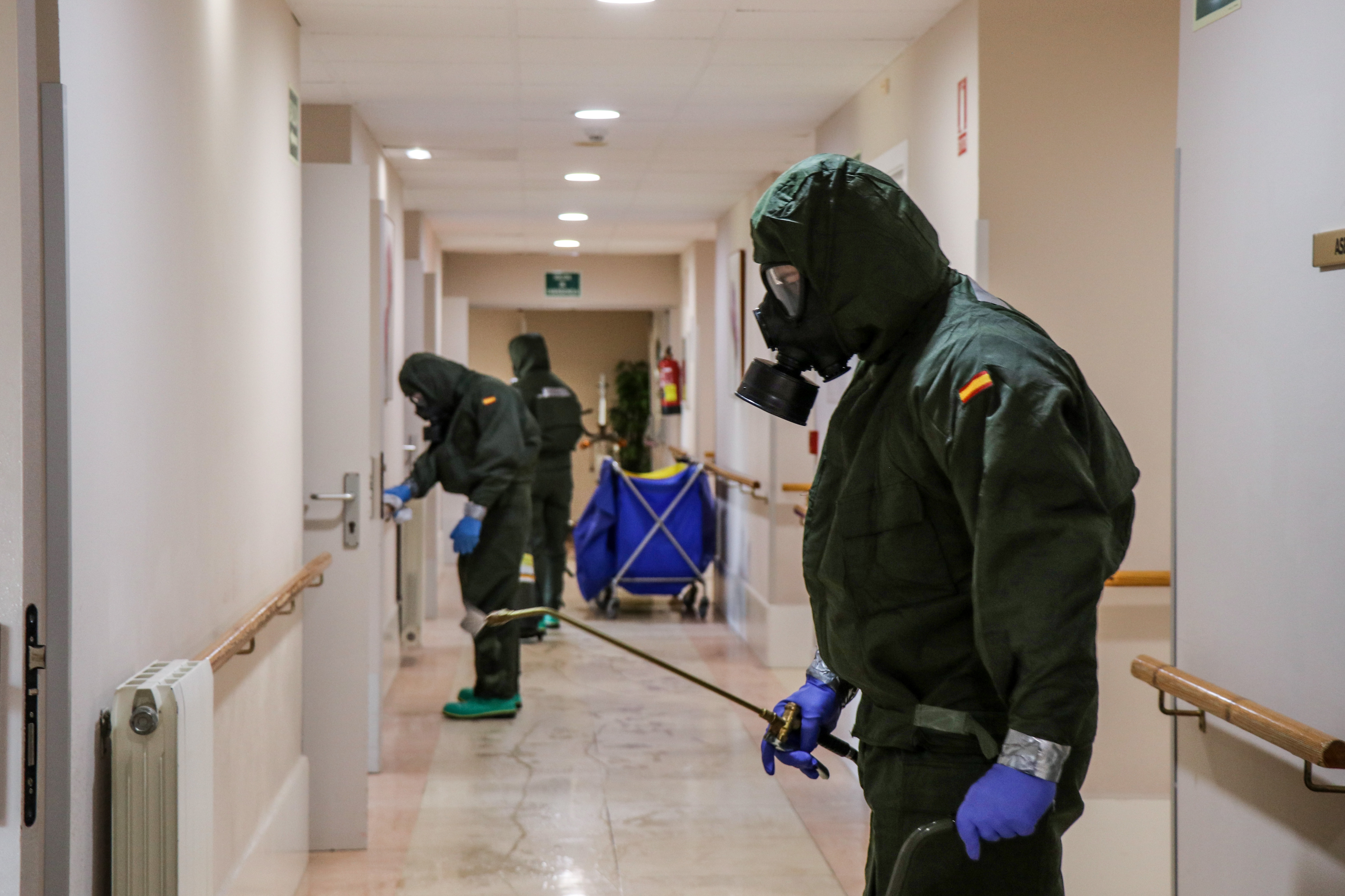 Balmis desinfección en residencia de mayores 1