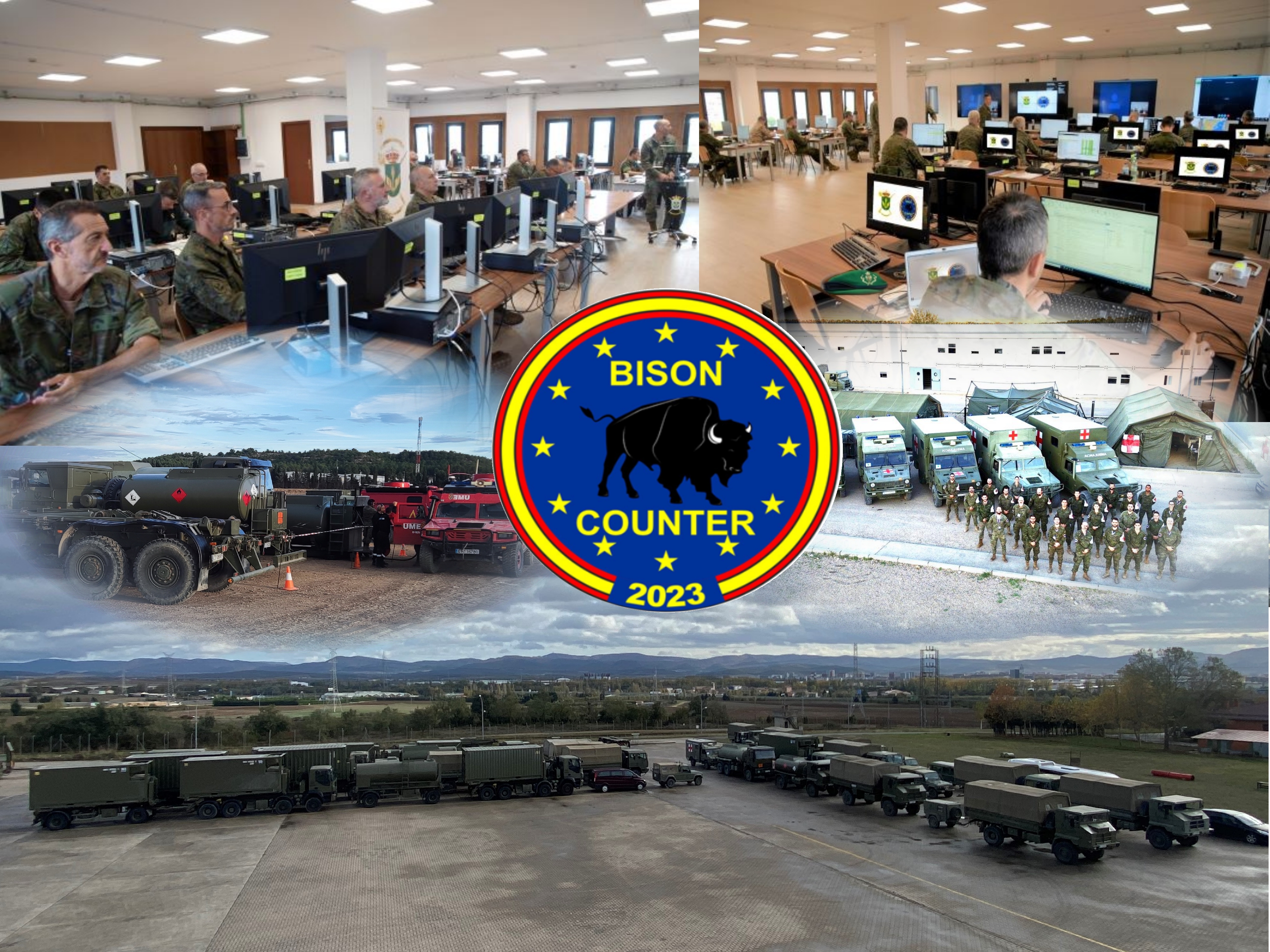 Apoyos de nación Anfitriona de ejercicio internacional “Bison Counter” 2023