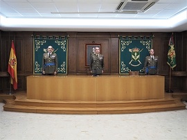 Relevo de mando en la jefatura de Estado Mayor de la BRILOG