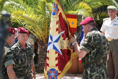 El JEME asiste al relevo en la jefatura del Cuartel General de Despliegue Rápido de la OTAN (HQ-NRDC-SP)