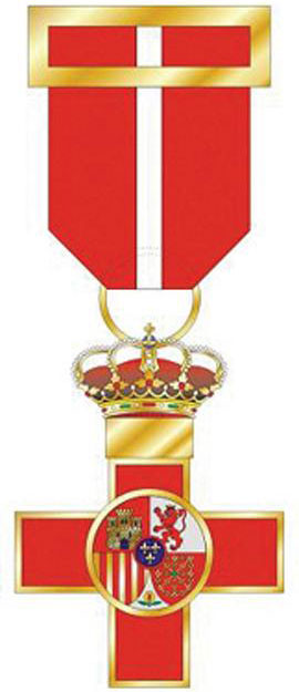 Cruz del Mérito Militar con distintivo rojo 