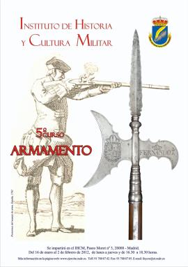 Cartel promocional del V Curso de Armamento (Foto:IHCM)
