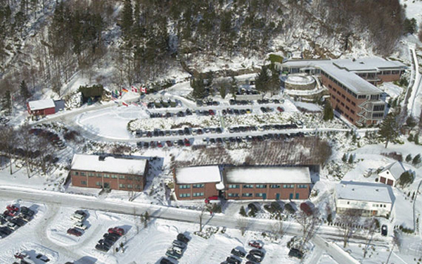 Imagen aérea del Joint Warfare Centre (Noruega) (Foto:CGTAD)

