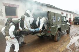Simulacro de incidente con víctimas