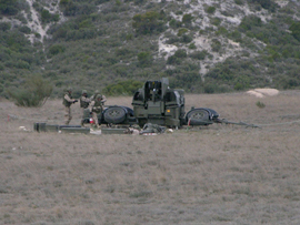 El Grupo de Artillería Antiaérea I/72 se instruye en 'San Gregorio'