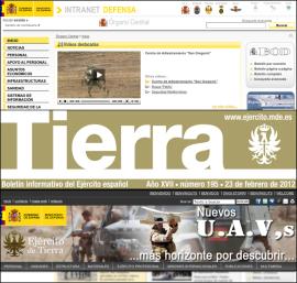 Las noticias militares se difunden en varios soportes