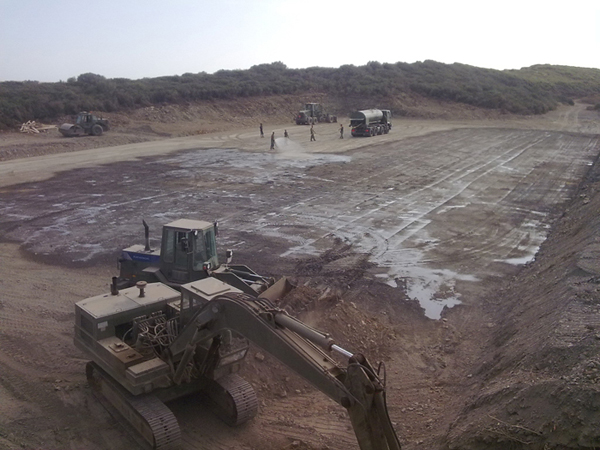 Las obras del campo de tiro se han realizado en 32 días