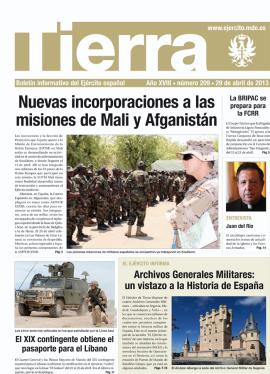 Portada del Boletín Informativo Tierra nº 209