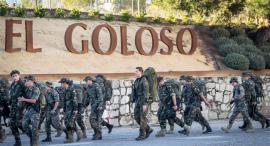 Un militar alemán en la base 'El Goloso'