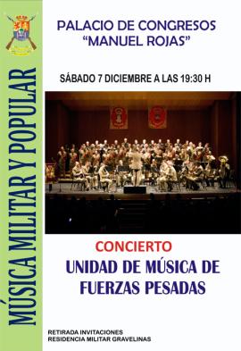 Cartel promocional del concierto en Badajoz