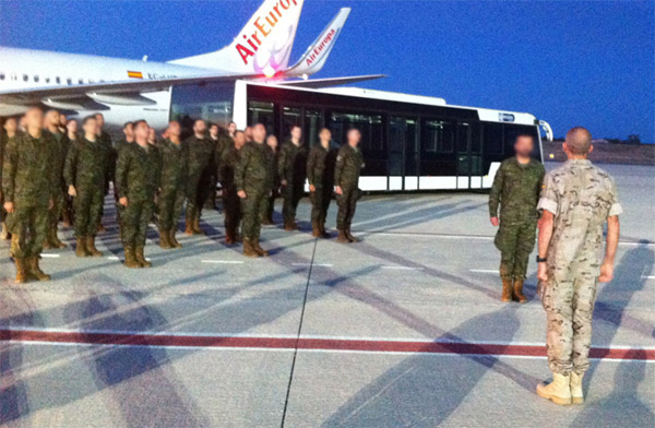 Despedida en el aeropuerto de Alicante