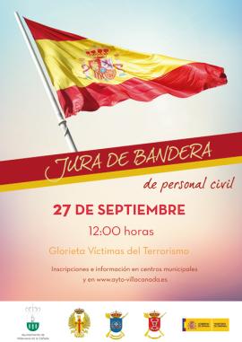 Cartel promocional de la Jura de Bandera