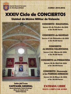 Ciclo de conciertos en Valencia