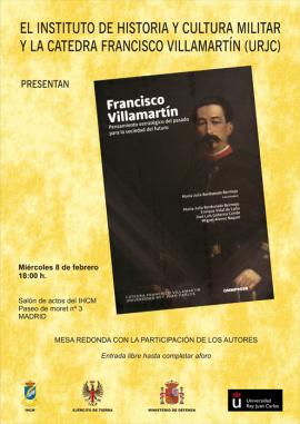 Cartel promocional de la presentación del libro