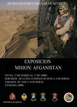 Cartel promocional de la exposición en Sevilla 