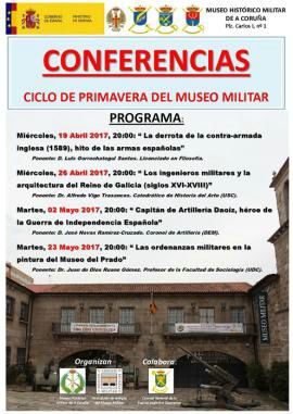 Cartel promocional del ciclo de conferencias