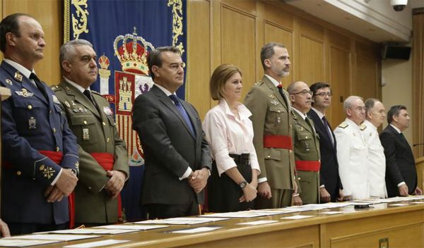 El Rey presidió el acto de entrega de diploma