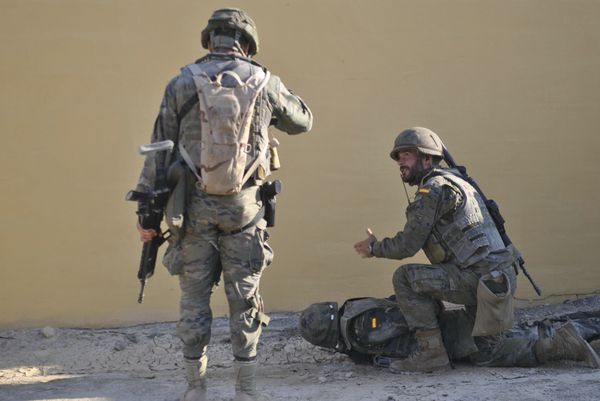 Training practice at the Army 