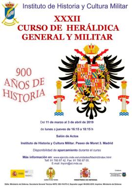 Cartel promocional del Curso de Heráldica