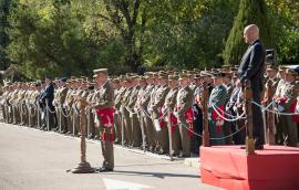 Alocución del general Barutell en Madrid