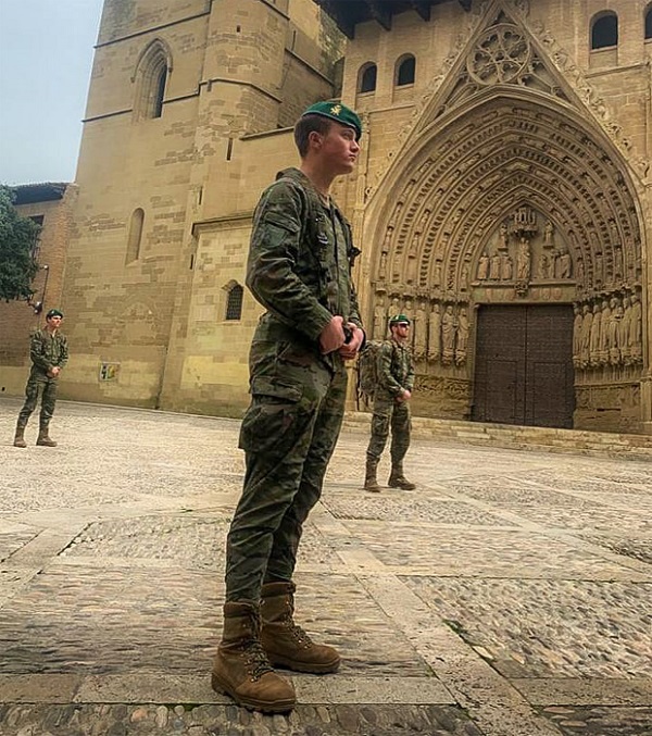 Militares en el despliegue realizado en Huesca 