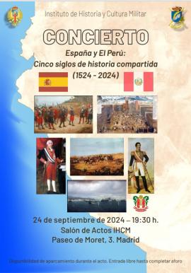 Concierto 'España y El Perú: Cinco siglos de historia compartida (1524-2024)' en Madrid