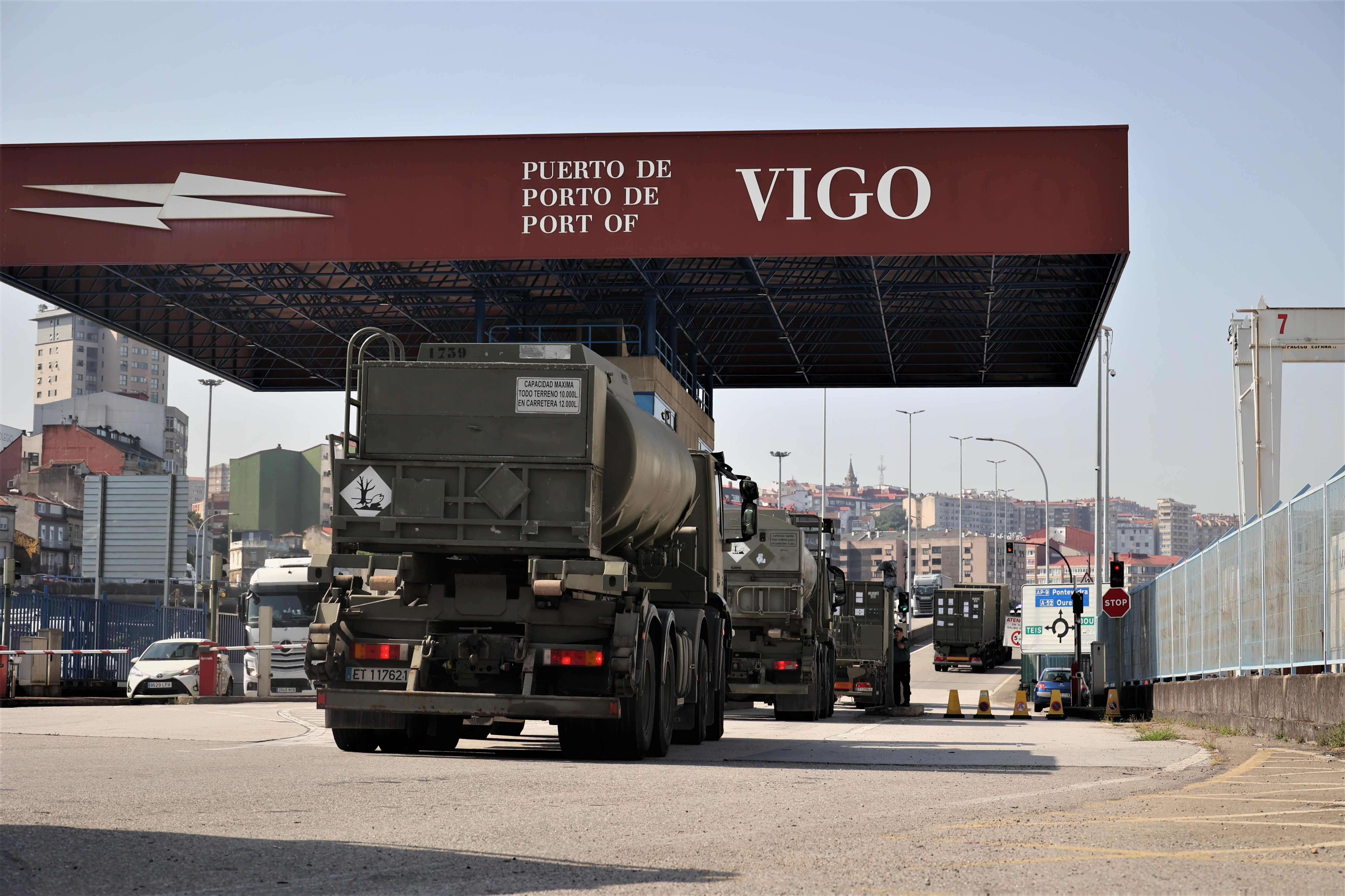 Llegada al puerto de Vigo