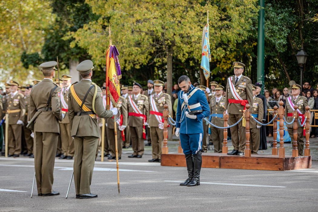 Emotivo momento de la parada militar
