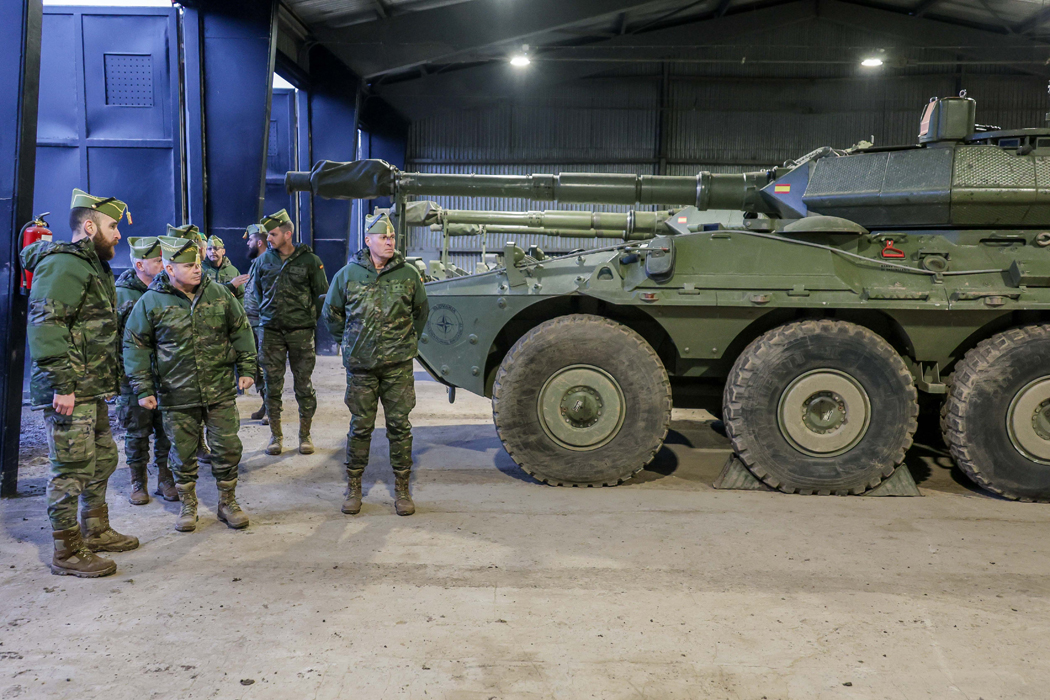 Instalaciones de la MN BDE TF SVK en Lešť