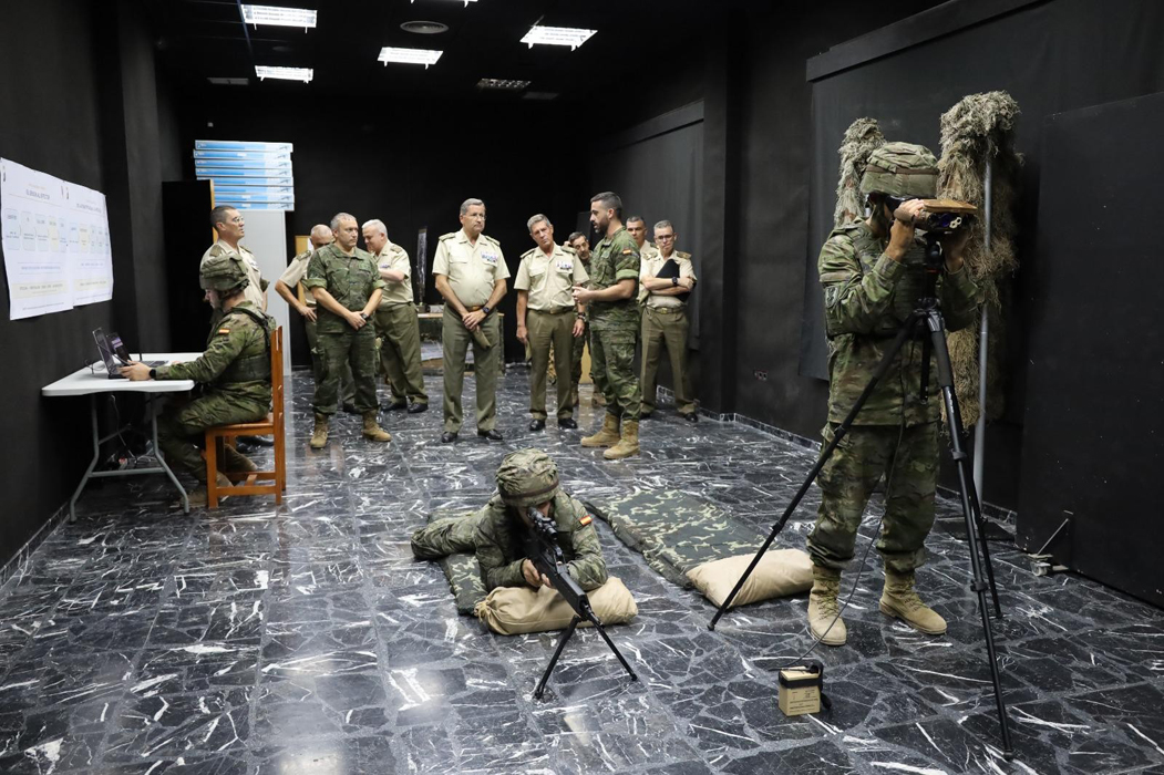 Durante la exposición en la COMGEMEL