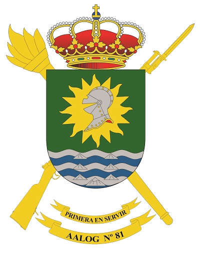 Escudo de la Agrupación de Apoyo Logístico n&ordm; 81