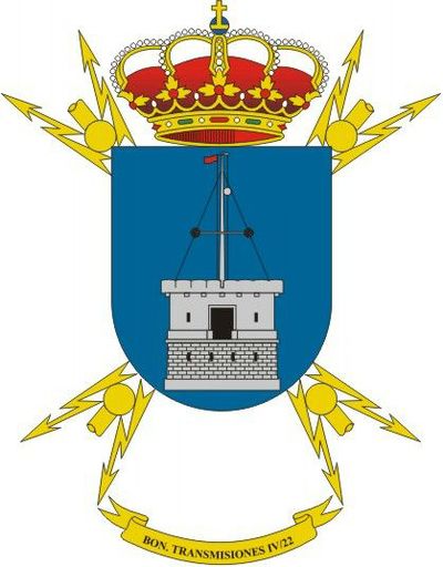 Escudo del Batallón de Transmisiones IV/22