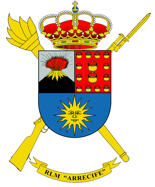 Escudo de la Residencia Logística Militar 'Arrecife' Escudo de la Residencia Logística Militar 'Arrecife'