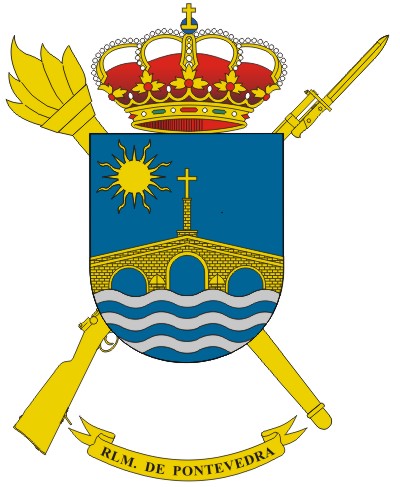 Escudo de la Residencia Logística Militar de Pontevedra