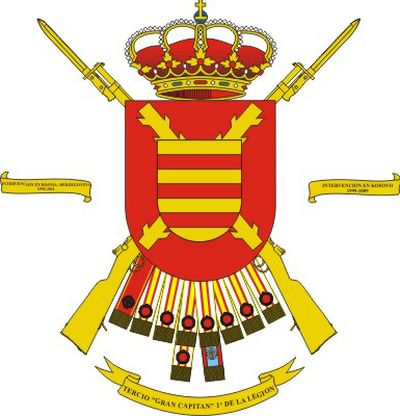 Escudo del Tercio 'Gran Capitán' 1 de la Legión