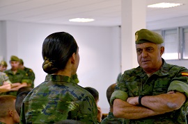 El JEME visita el CEFOT 1