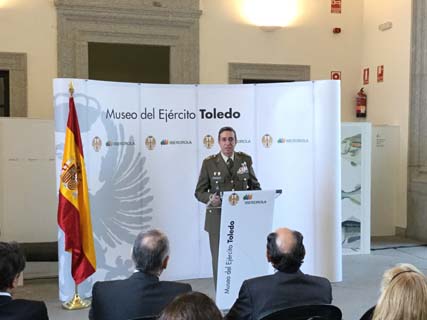 El JEME asiste al acto de donación al Museo de Ejército de un cuadro sobre Bernardo de Gálvez